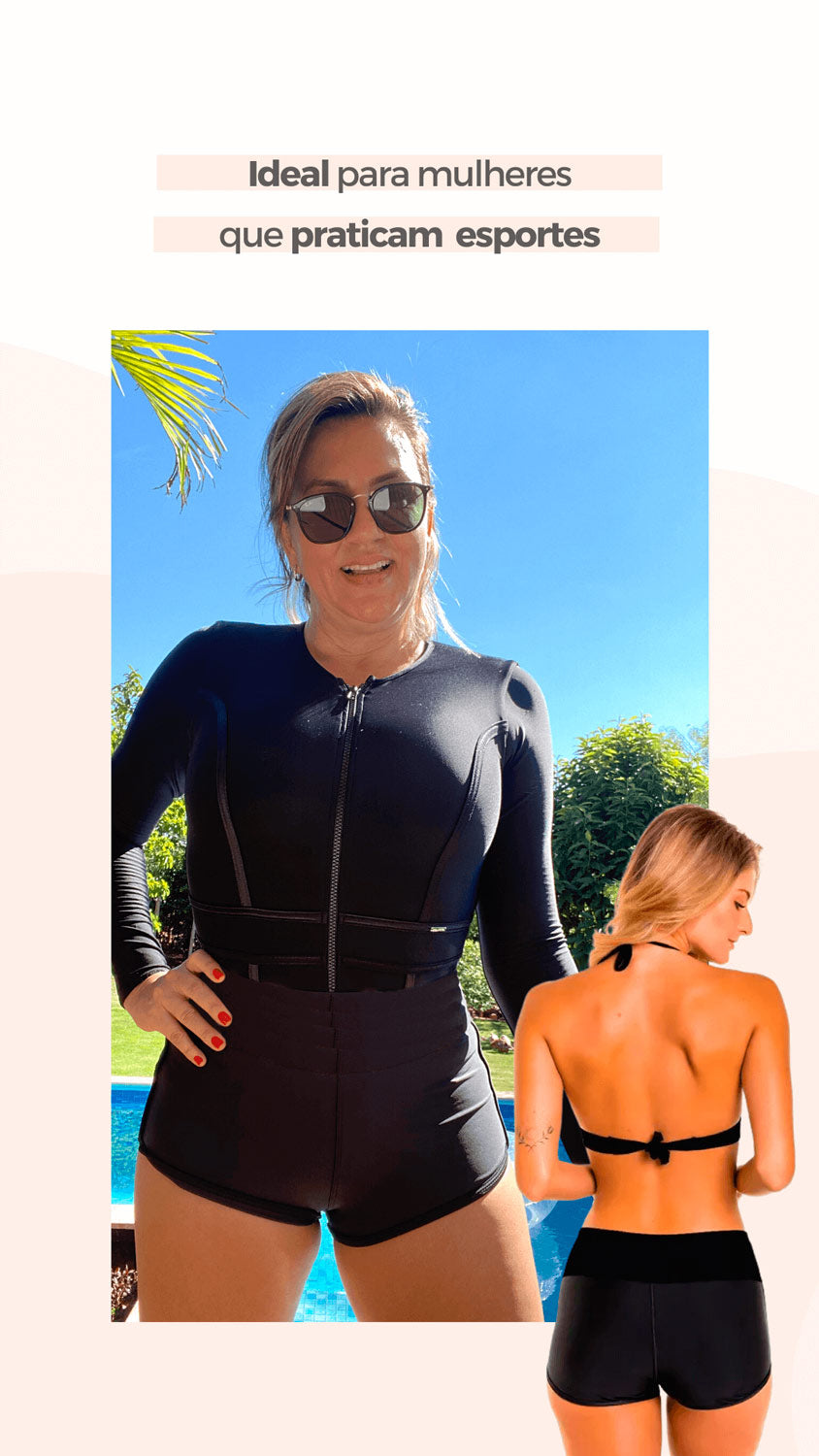 Calcinha Shortinho Cintura Alta Stylish