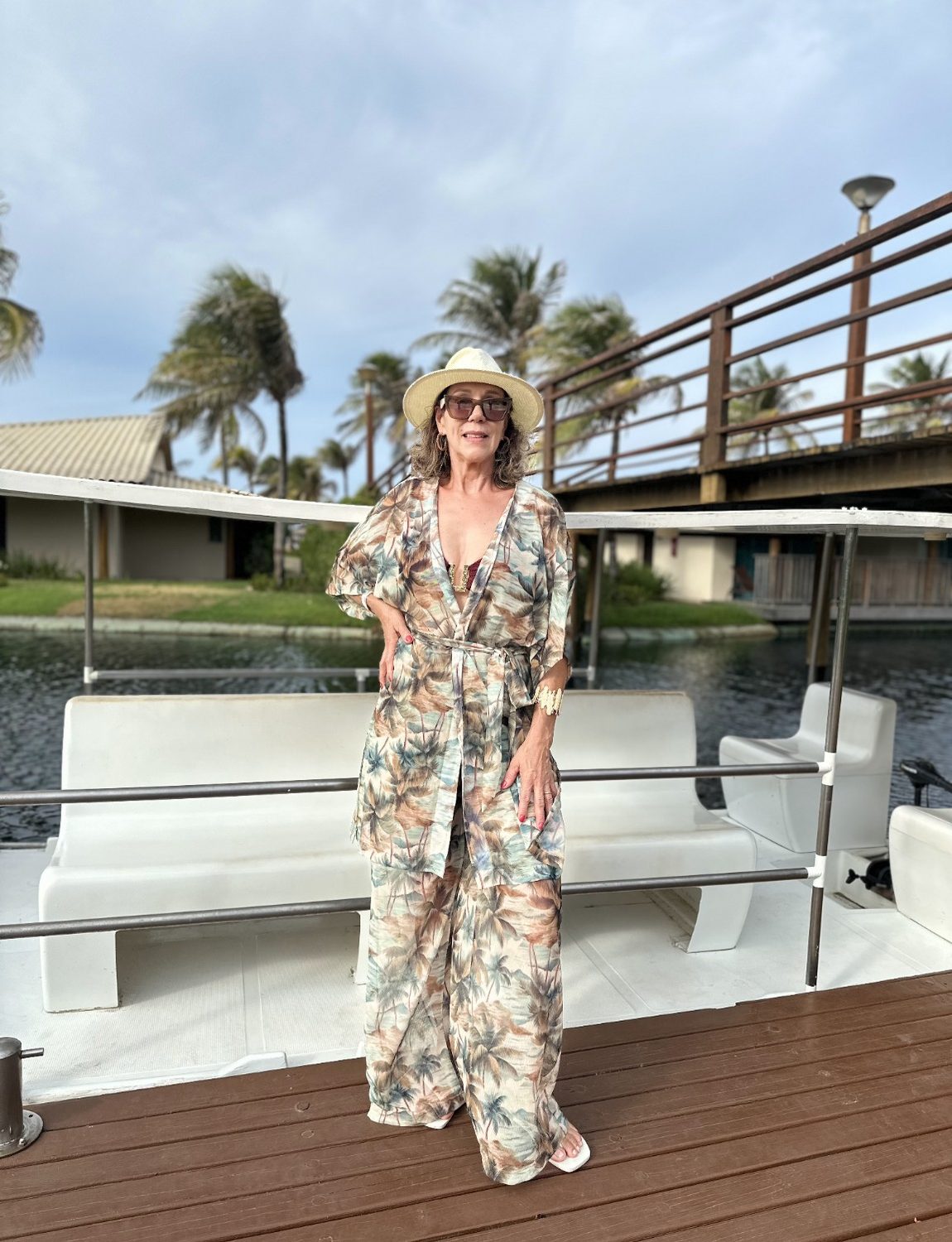 Calça Tule Fluida Tropical Soul