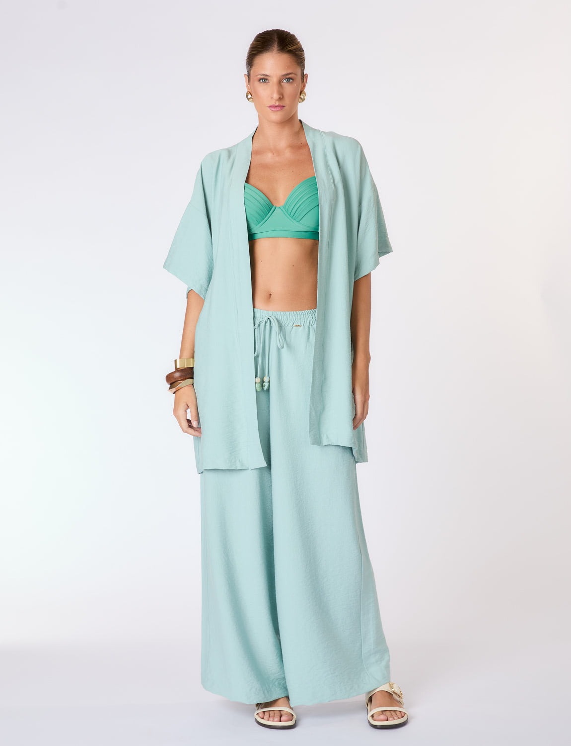 Kimono Estruturado Liso Lazúli