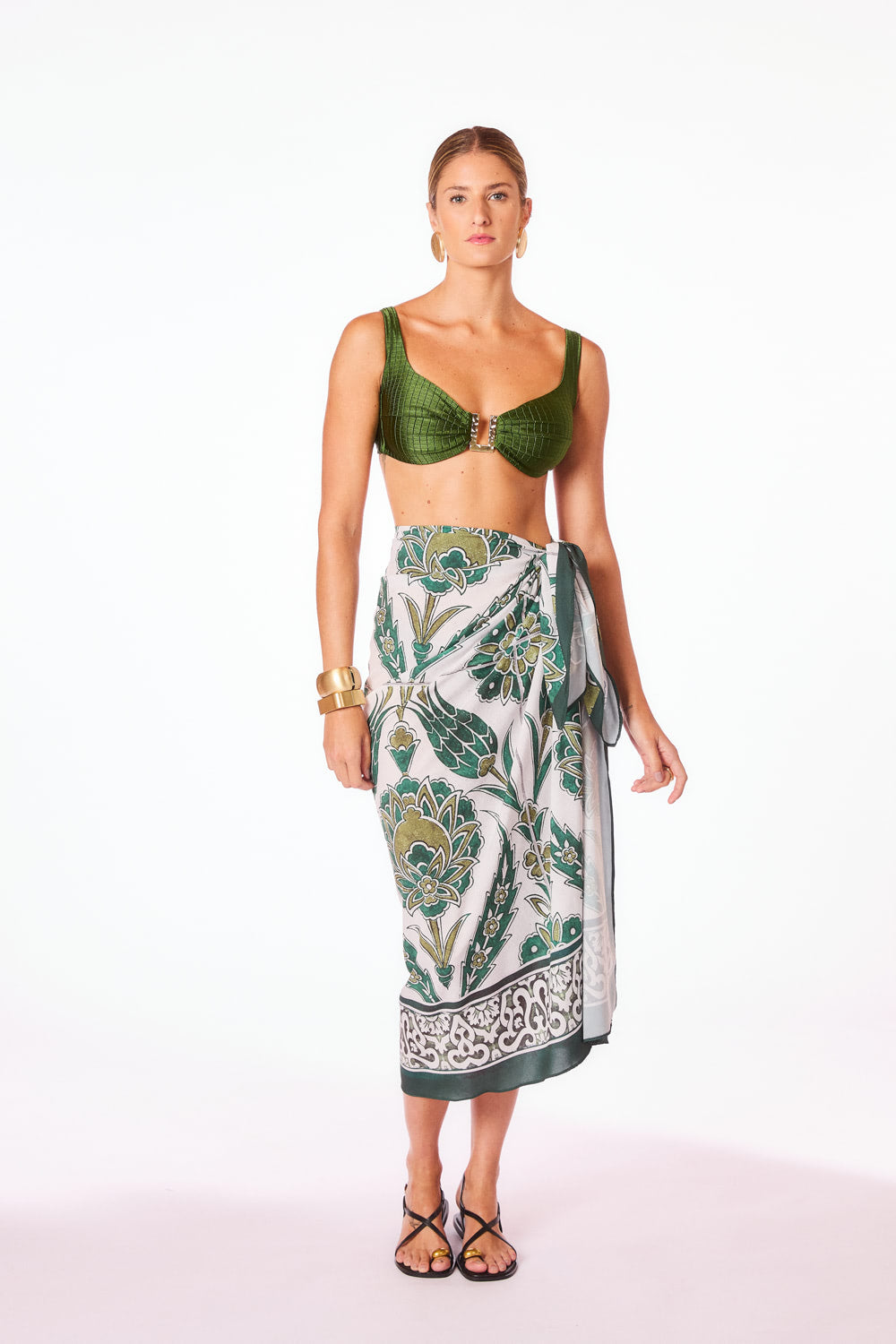 Top Textura Croco Ouro Martelado