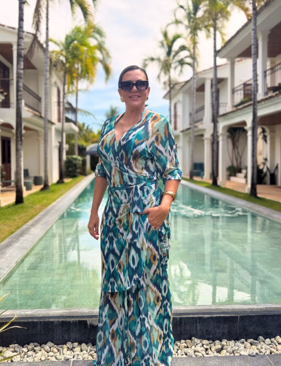 Saída Transpasse Tule Flow Kalini