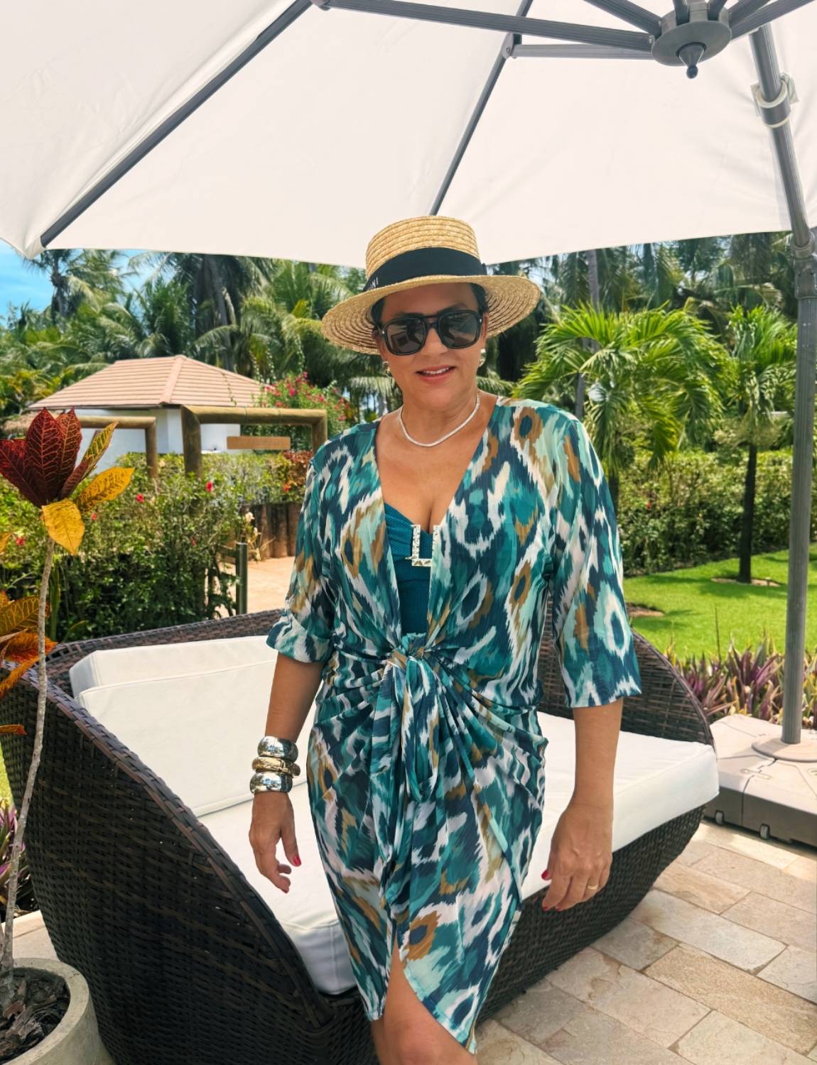 Saída Transpasse Tule Flow Kalini