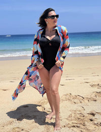 Look Completo Maiô Ultra Modelador Power 2.0 + Saída Longa Aurora