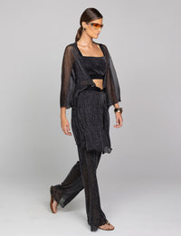 Kimono Alongado Shine Glow Preto