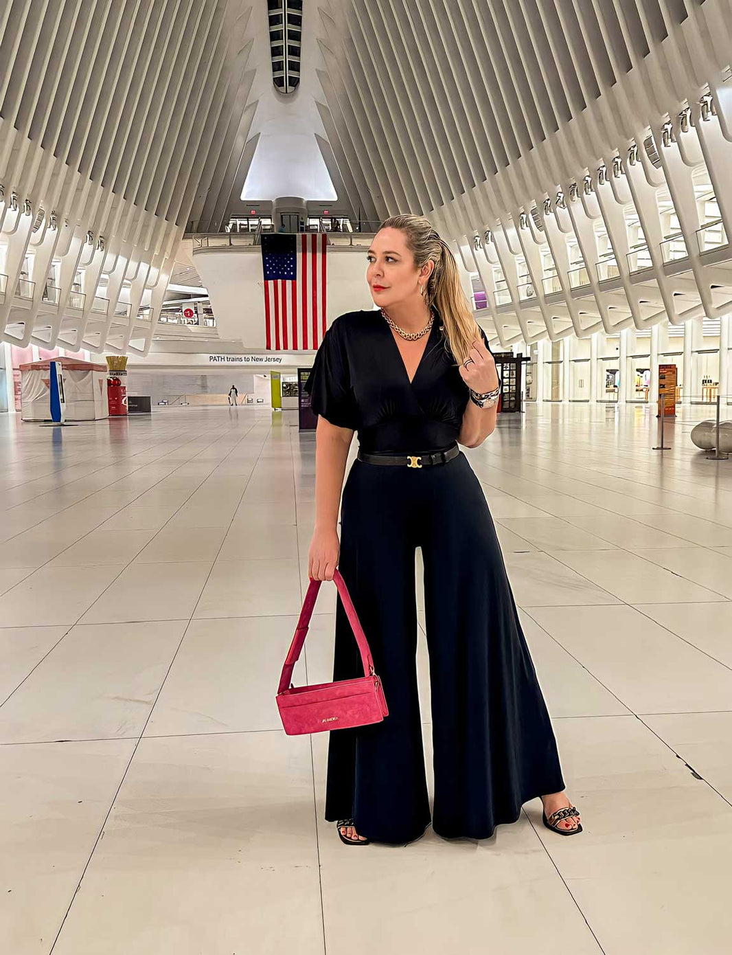 Calça Pantalona Cos Largo Extra Comfort