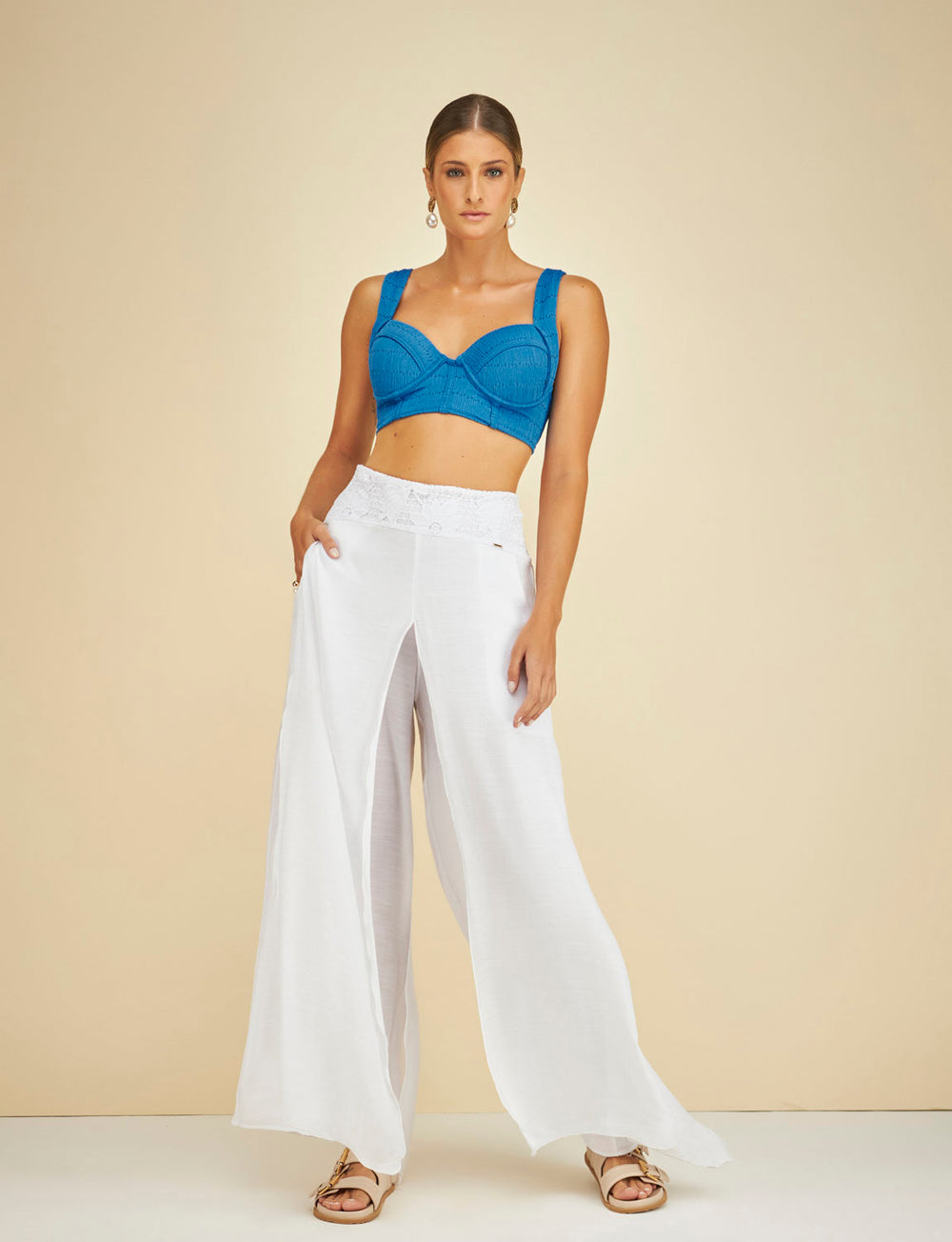 Biquíni Hot Pant Aro Estruturado Safira | ÚLTIMAS PEÇAS |