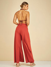 Calça Pantalona Cos Largo Extra Comfort Nature