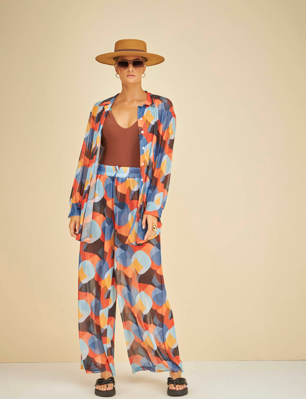 Conjunto Kimono + Calça Fluida Aurora | Verão 2025 |