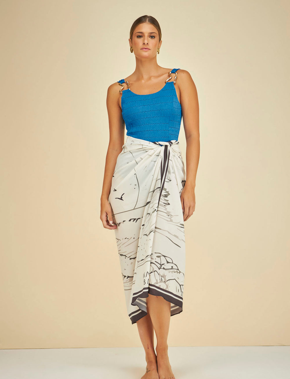 Saída de Praia Panneaux EXCLUSIVA Aniversário 8 Anos - Desenhada à mão