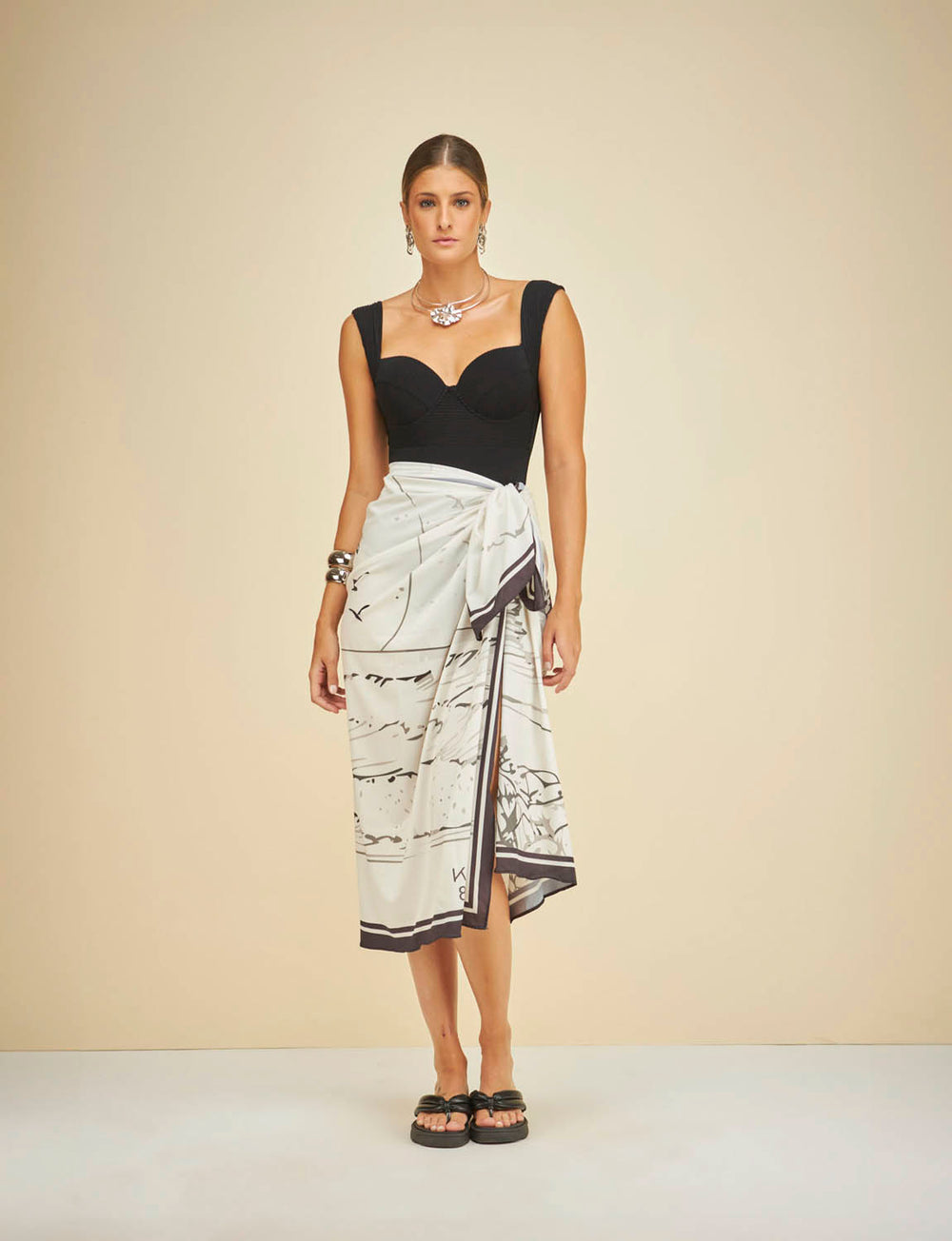 Saída de Praia Panneaux EXCLUSIVA Aniversário 8 Anos - Desenhada à mão