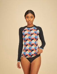 Camisa Manga Longa Preta com Proteção Solar UV50+ Aurora