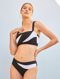 Top Cropped Recorte Color Branco