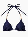 Top Cortininha Pedraria Azul Navy