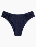 Calcinha Franzida Azul Navy