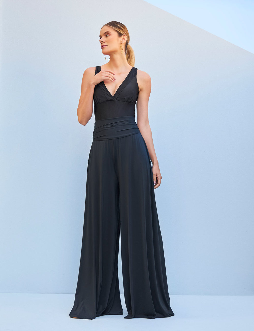 Calça Pantalona Cos Largo Extra Comfort