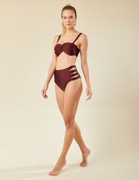 Top Meia Taça Alças Detalhes Aplicados Barolo