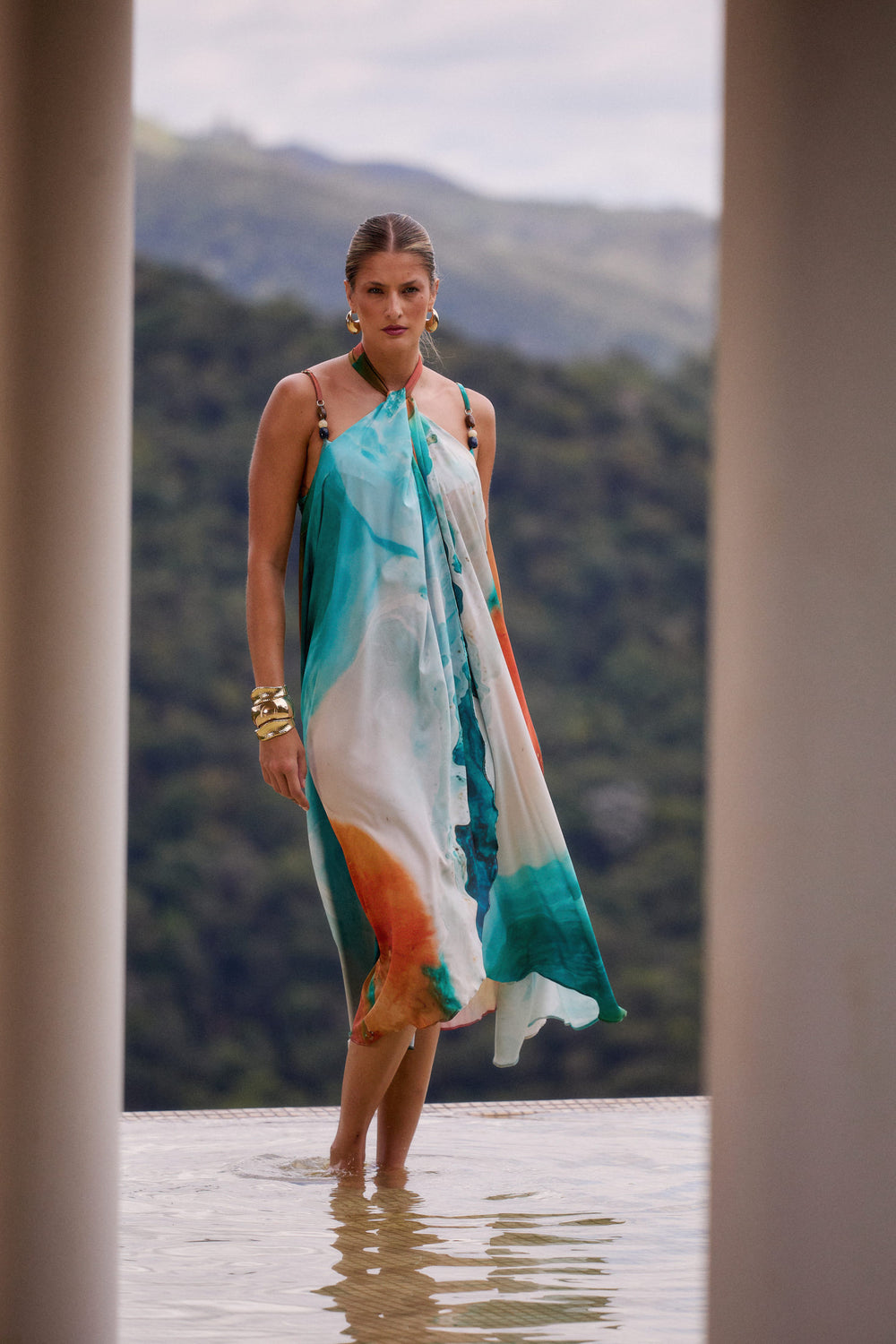 Túnica Fluida Amarrações Isla