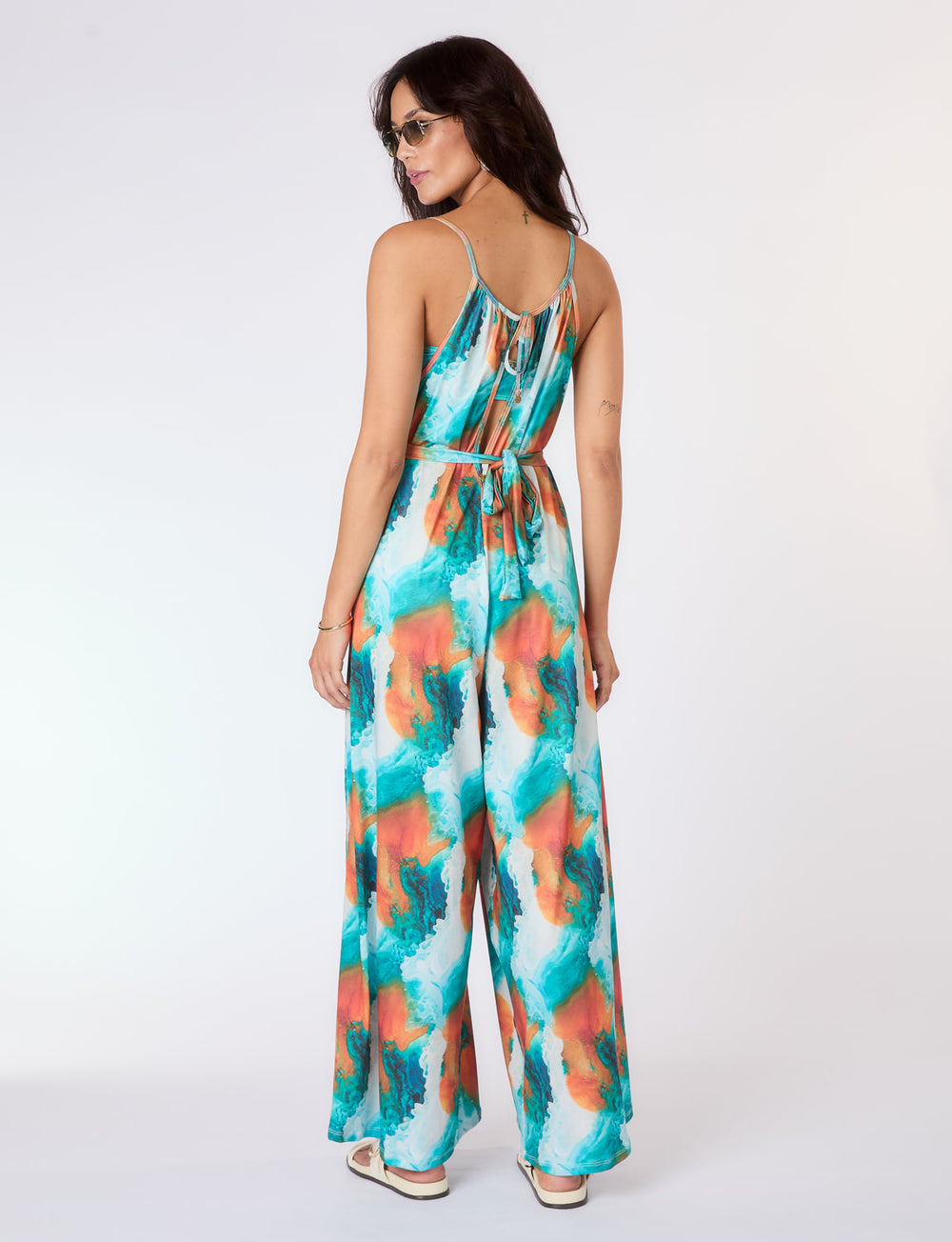 Macacão Pantalona Verano | Estampa Isla