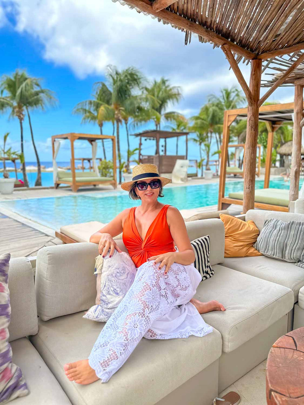 Maiô Entrelaçado Páprica