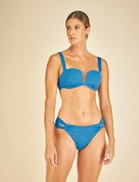 Calcinha Textura Safira Detalhe Lateral