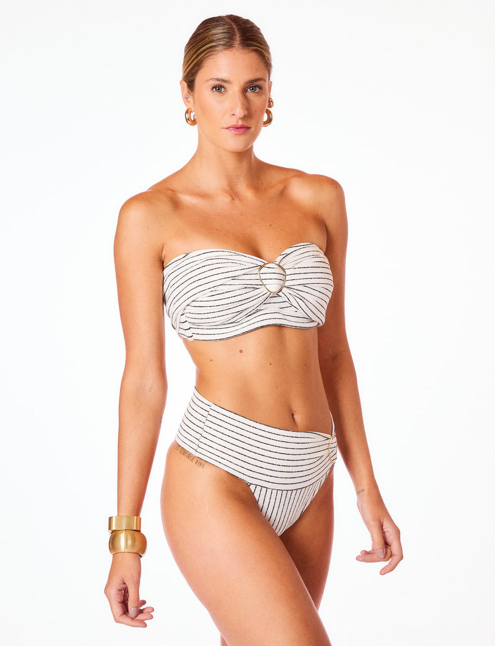 Calcinha Luxo Bardot Duo Listras