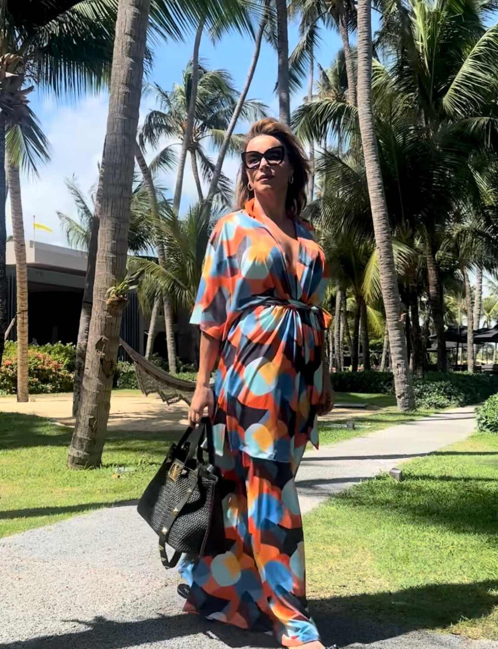 Calça Pantalona Cos Largo Extra Comfort Aurora