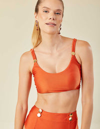 Kit Biquíni Hot Pant Modelador Topazio