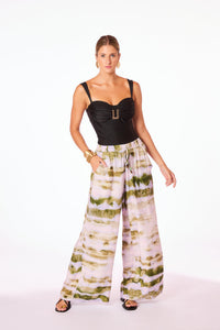 Calça Pantalona Aquarelle Kalini