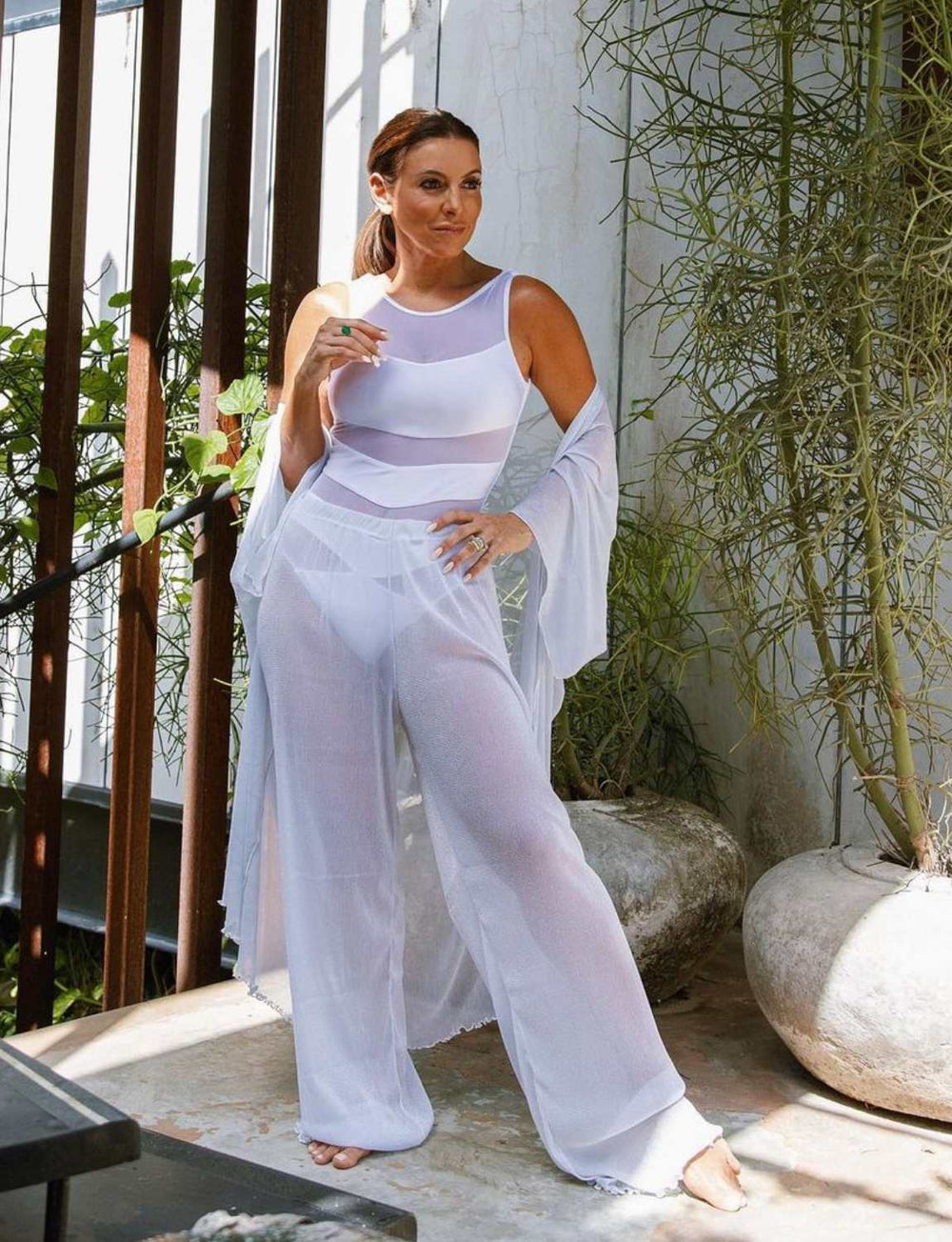 Calça Shine Off White Glow