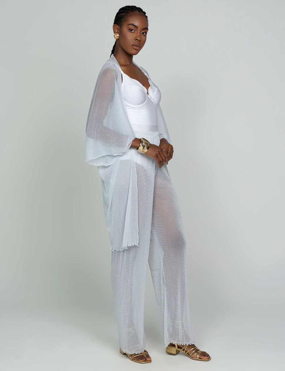 Calça Shine Off White Glow