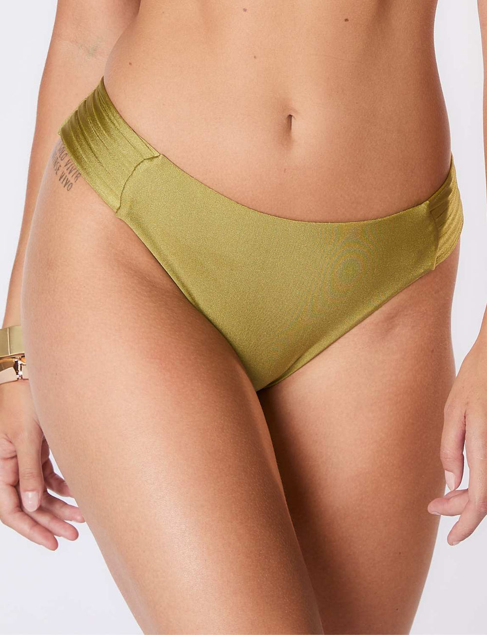 Calcinha Premium Drapeado Pistache