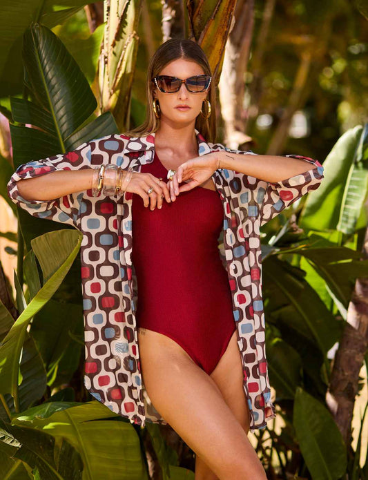 Camisa Tule Leblon Kalini