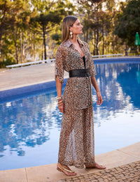 Conjunto Camisa + Calça Fluida Jaguar Print | 2026 |