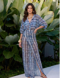 Look Completo Saia Longa + Camisa Manga 3/4