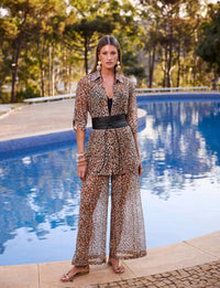 Conjunto Camisa + Calça Fluida Jaguar Print | 2026 |