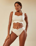 Top Cropped Detalhes Bordados Off