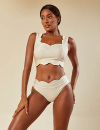 Top Cropped Detalhes Bordados Off