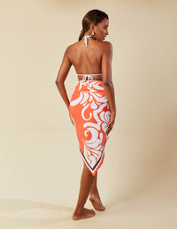 Saída de Praia - Panneaux EXCLUSIVA - Páprica Off - ÙNICO