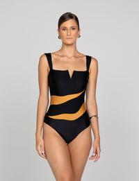 Maiô Body Modelador Aro V Creta