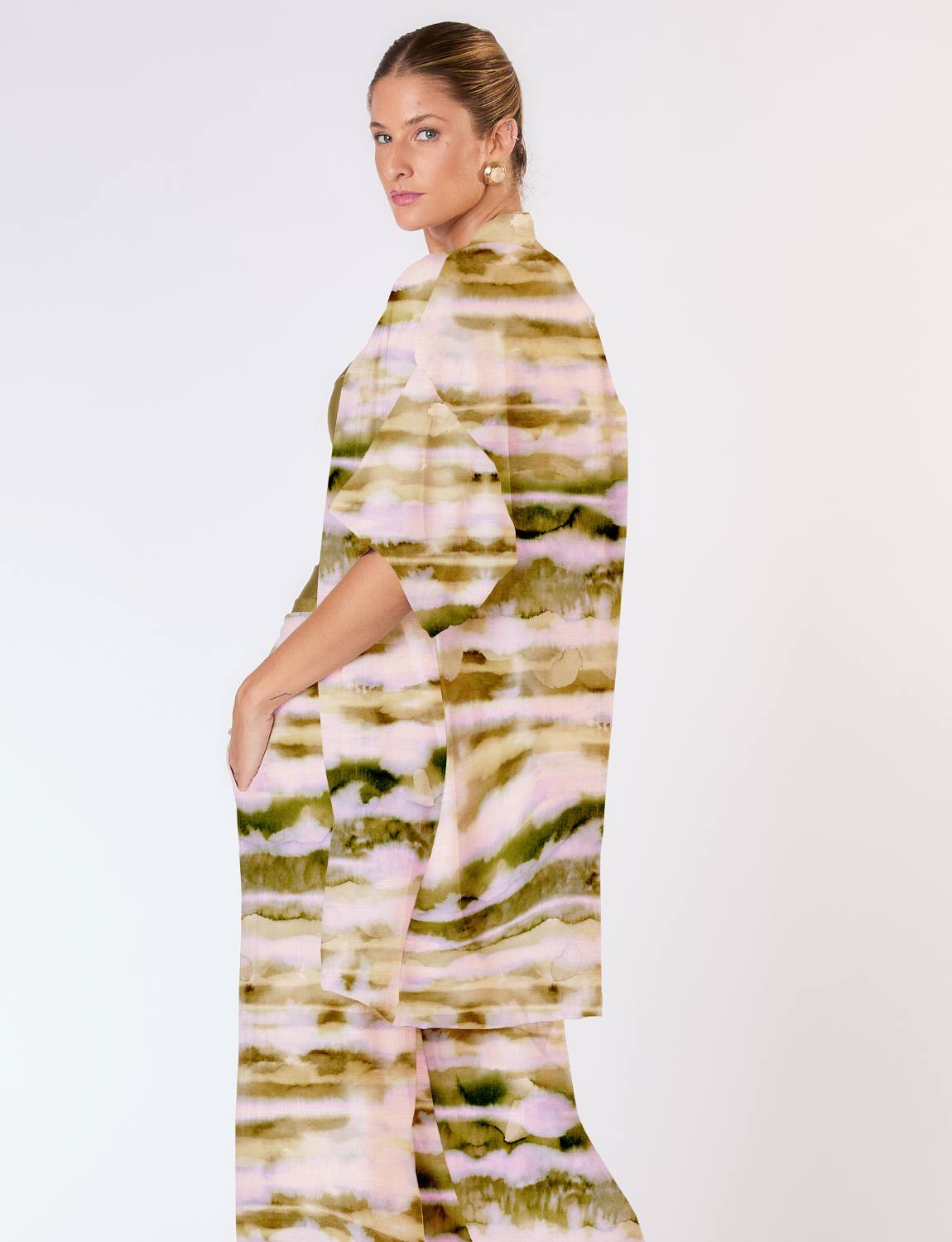 Kimono Estruturado Aquarelle Kalini