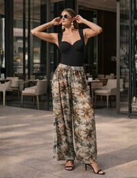 Look Completo Maiô Aro Preto + Calça Tule Tropical Soul