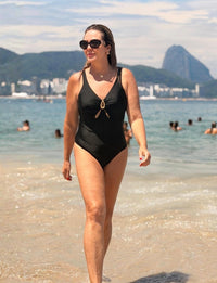Body Fenda Luxo Gota de Ouro Preto