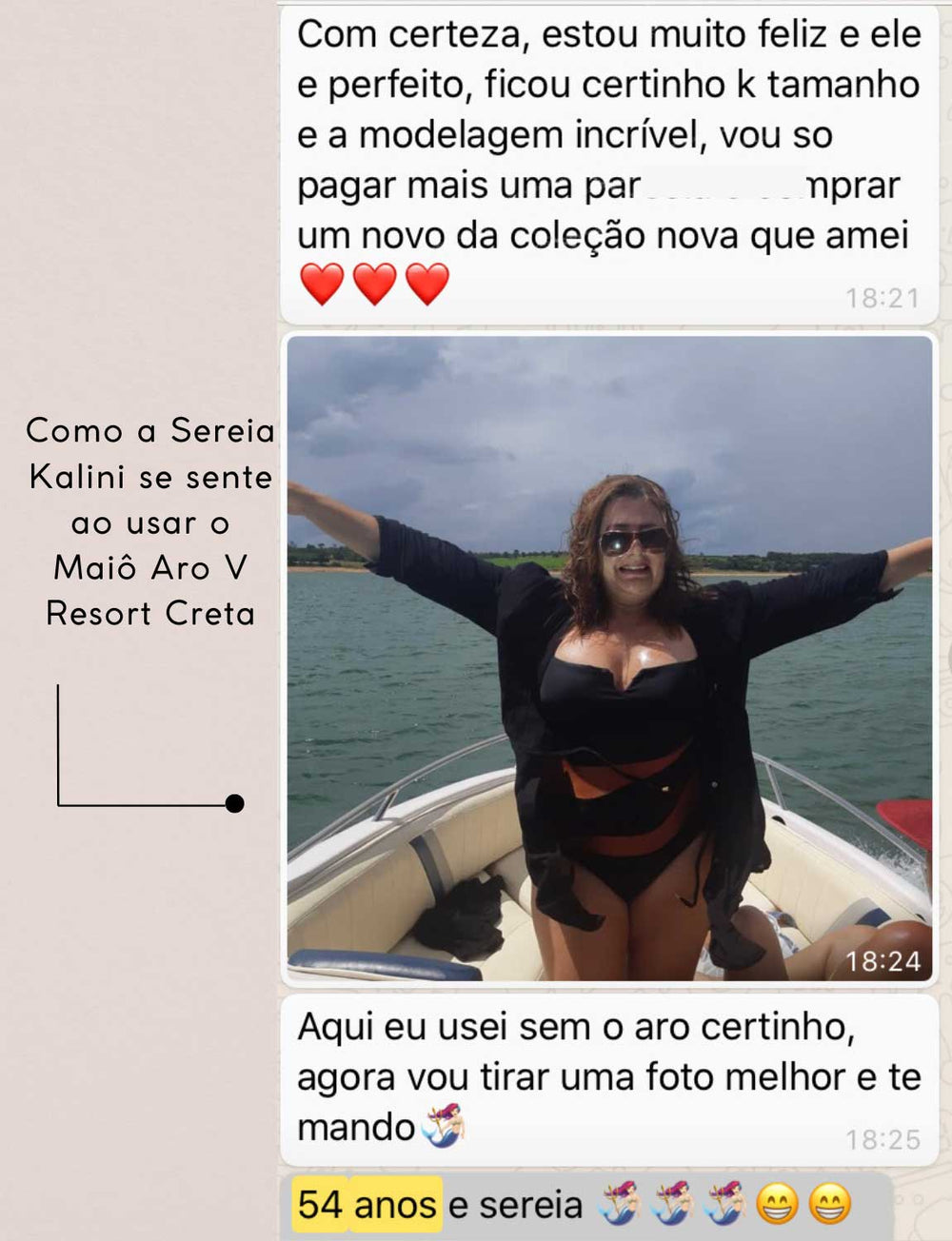 Maiô Body Modelador Aro V Creta