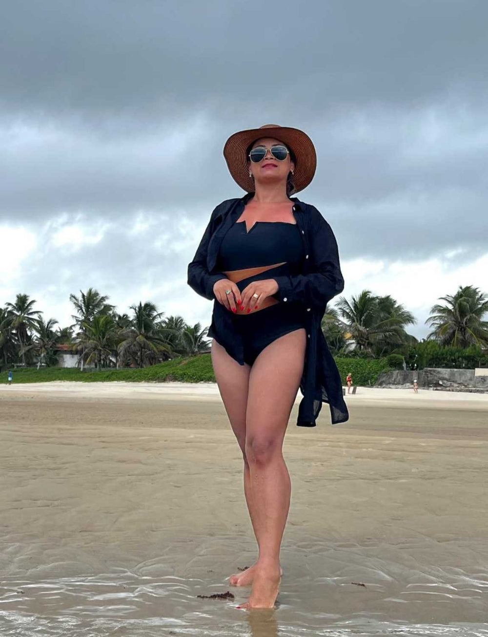 Maiô Body Modelador Aro V Creta