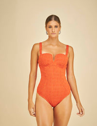 Maiô Decote em V Textura Dubai