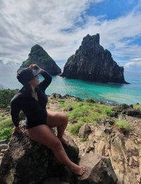 Maiô Manga Longa Proteção Solar Plus UV50+ Stylish