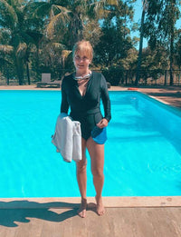 Maiô Manga Longa Proteção Solar Plus UV50+ Stylish