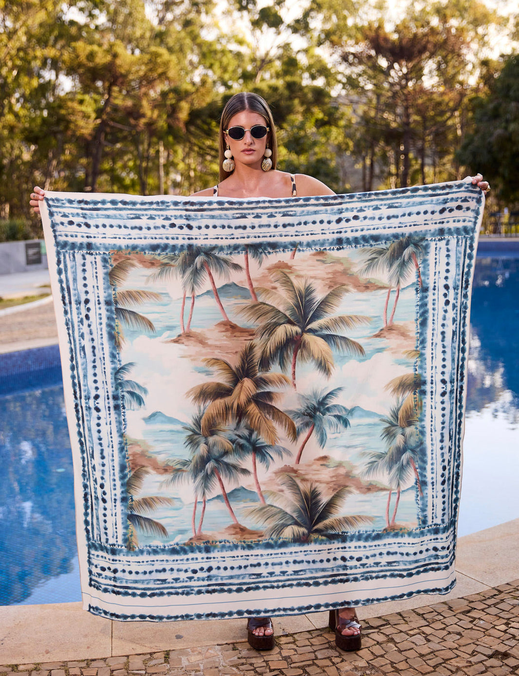 Saia Longa Pareô Amarrações Tropical Soul