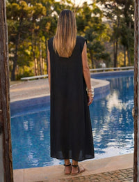 Saída de praia Premium Preto Imperial