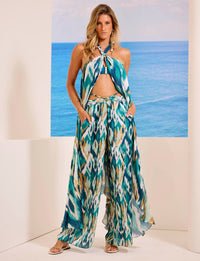 Saída Túnica Amarração  Flow 3 em 1